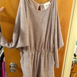 Sadie & Sage Plush Mauve Romper